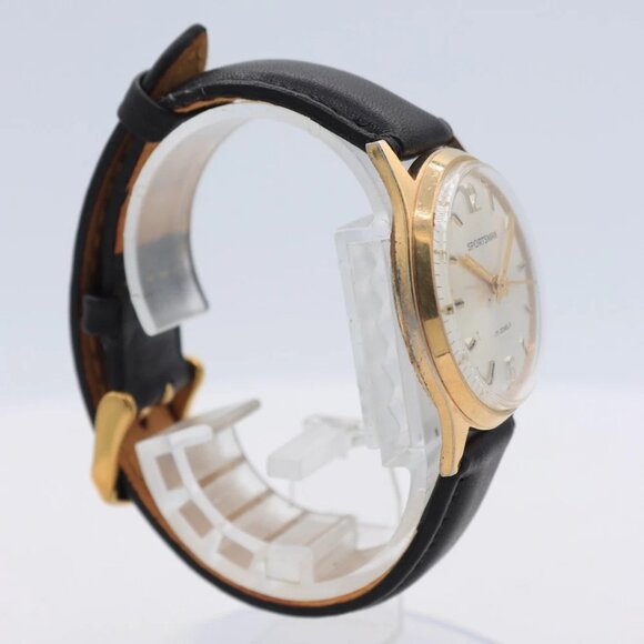 Vintage Elgin 0059 Sportsman Men\'s Mechanical Wristwatch P 72 Germany Gold Tone main image 4
